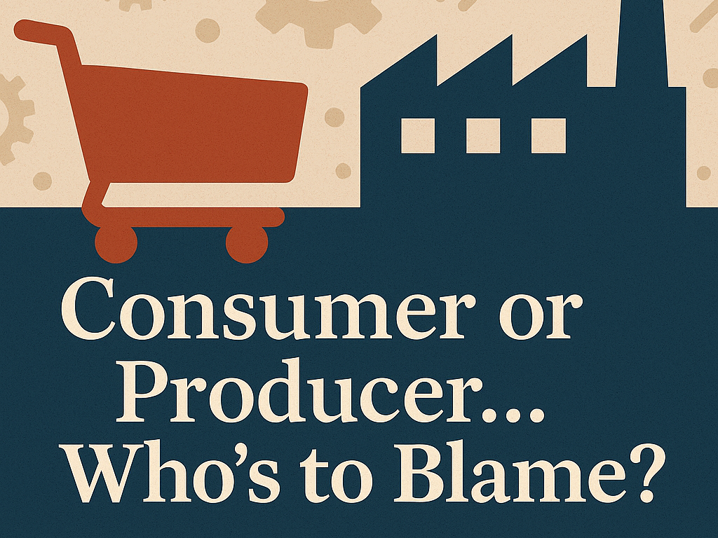 Consumer or Producer... Who's to Blame?